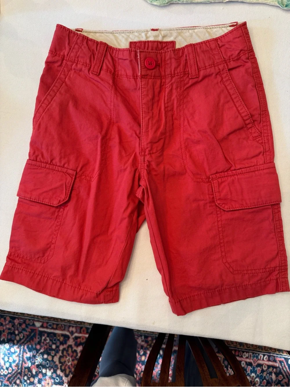 Boys GAP kids Red Cargo Shorts